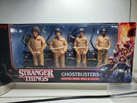 McFarlane Toys Stranger Things Ghostbusters Set Dustin, Mike, Will, Lucas TS Cover