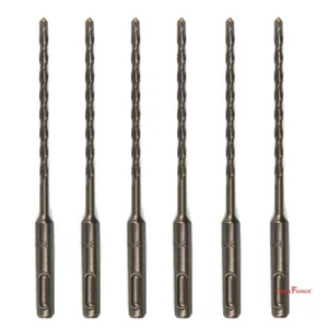 6 STCK./Set SDS Plus 3/16"" x 6"" Drehhammer Beton Mauerwerk Bohrer Bit Hartmetallspitze - Bild 1 von 7