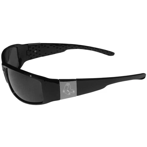 Wholesale Lot of 12 Pairs Boston Red Sox Chrome Wrap Sunglasses MLB Baseball Cover