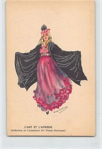 Algérie - Danseuse Ouled Naïl - Dessin de Roger Irriera - Ed. L'Animateur des Te - Picture 1 of 2