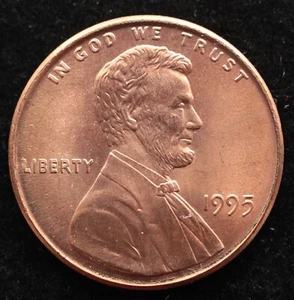 KAPPYSCOINS G2608 1995 DDO DOUBLED DIE OBVERSE GEM BU RED LINCOLN CENT ERROR - Picture 1 of 4