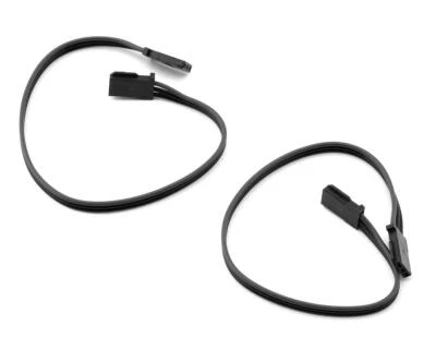 Futaba 200mm FF-GBB Heavy Duty Gyro Extension Cords (2) (Black) [FUTUBC0088] - Image 1 of 2