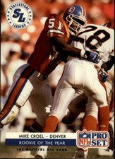 1992 Pro Set Football Card Pick 1-248