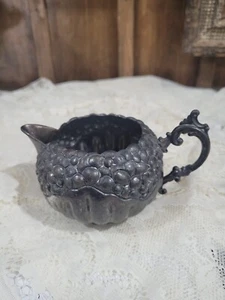 Vintage Rogers & Bro Triple Plated Creamer Flower Design - Picture 1 of 7