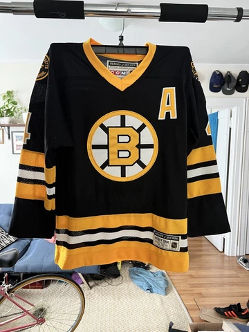 Bobby Orr Boston Bruins Black "1975-1976 Bicentennial Throwback" CCM NHL Jersey Cover