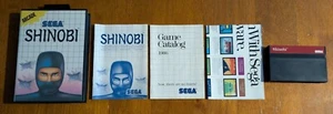 1988 Sega Master System Shinobi CIB *Very Good Condition* With Catalog & Poster - Picture 1 of 5