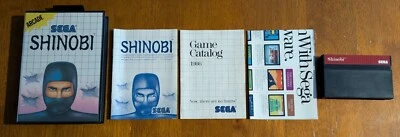 1988 Sega Master System Shinobi CIB *Very Good Condition* With Catalog & Poster - Image 1 of 4