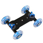 Silicone And Alloy Photography Dolly Car Adjustable Durable For Camera