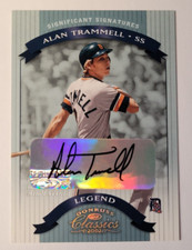 Alan Trammell 2004 Donruss Classics Auto 47/200 Significant Signatures Autograph