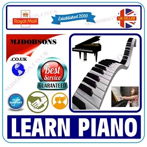 Learn Piano Keyboard Comprehensive Easy Video Tuition Lessons PC - Picture 1 of 6