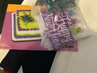 DecoPacE FELIZ AÑO NUEVO PASTEL TOPPER DECORACIÓN KIT POP TOP PONER EN VELAS NUEVO Foto 1 de 4