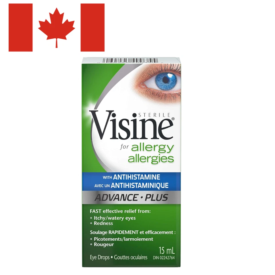 Gotas para ojos Visine Antihistamínicas Advance Allergy, 15 ml Foto 1 de 1
