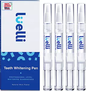 Teeth Whitening Pen for White Smile: 4 Pcs Teeth Whitening Gel - No Sensitivity  - Picture 1 of 12