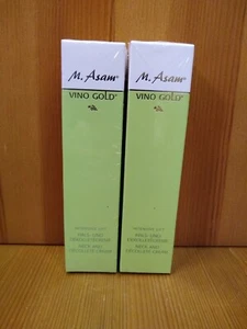 (2) M. Asam Vino Gold Intensive Lift Neck and Décolleté Cream 6.76 fl. Oz Total - Picture 1 of 9