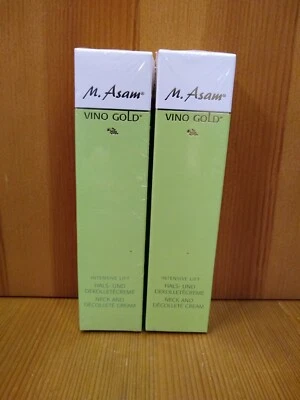 (2) Crema de cuello y escote M. Asam Vino Gold Levantamiento Intensivo 6,76 fl. Oz Total Foto 1 de 4