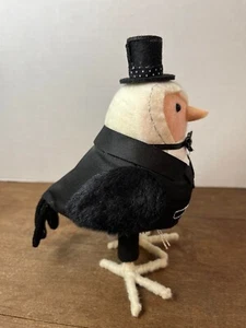 Target Spritz Featherly Friends Halloween Hyde and EEK Tuxedo Radley Fabric Bird - Picture 1 of 3