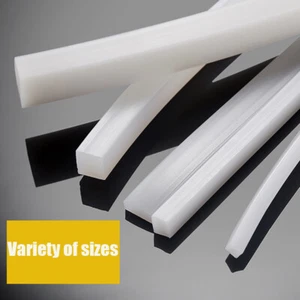 Size 3x10mm-30x30mm Solid Square Silicone Strip Seal High Temperature Resistant  - Picture 1 of 34