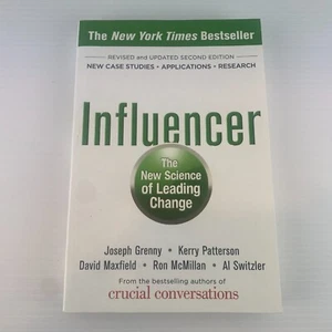 INFLUENCER THE NEW SCIENCE OF LEADING CHANGE Joseph Grenny 2nd Edn PAPERBACK - Picture 1 of 13