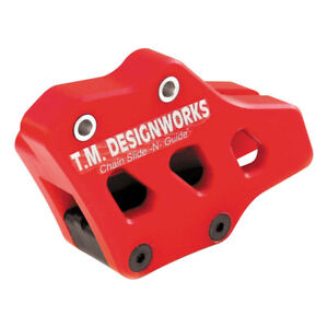 T.M. Designworks Factory Edition 2 Chain Guide Red Fits HONDA CRF150R RCG-150-RD
