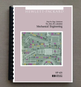 Manual for Hewlett Packard HP 42S Calculator: Mechanical engineering - Picture 1 of 1