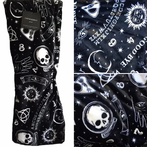 Cynthia Rowley Halloween Ouija Sprit Board Throw Blanket Planchette Palm Reading - Picture 1 of 7