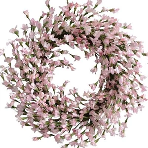 Bibelot Spring Wreath For Front Door, Artificial Forsythia Flower Wreath 18'' - Picture 1 of 7