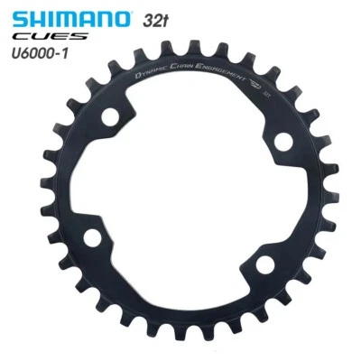 Shimano CUES U6000-1 Chainring 32t 11/10 speed Compatible 96bcd - Image 1 of 4