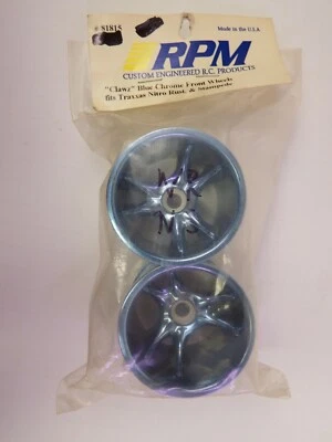 RPM - "CLAWZ" BLUE CHROME FRONT WHEELS - Model # 81815 - Image 1 of 4