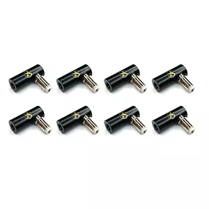 (8) Conectores de barril de CC sin soldadura en ángulo recto para cable eléctrico actual - Imagen 1 de 16