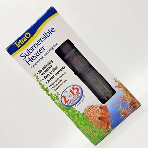 Tetra Tank Heater 50 Watt Submersible Heater Electronic Thermostat 2 to 15 Gal - Picture 1 of 9