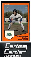Dave Cunningham 1989 ProCards Minor League Team Sets #1795  Waterloo Diamonds