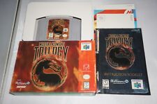 Mortal Kombat Trilogy (Nintendo 64 N64) Complete w/ Reg CIB GREAT Shape #2