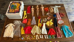 Barbie Francie Ken Doll & Clothing Lot Vintage 1960s - Picture 1 of 24