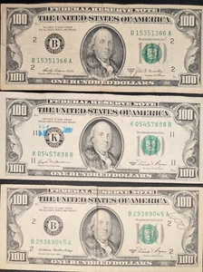 $100 Hundred Dollar Bill Federal Reserve Note Your Choice Vintage Currency - Picture 1 of 4