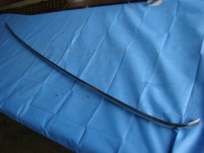 1942-1947 Pontiac TORPEDO Chrome Trim Molding RIGHT UPPER Quarter Belt Rear NOS - Image 1 of 4