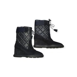 Aquatalia Caliana Stiefel – Damengröße 8 – schwarzes Wildleder - Bild 1 von 7