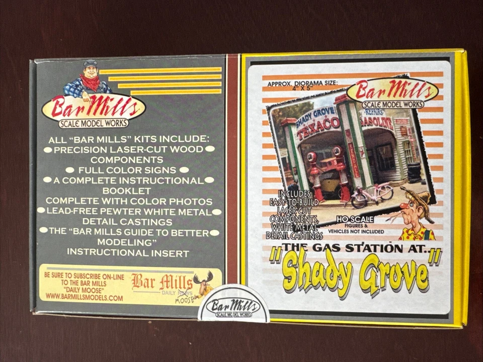 🔥Kit Bar Mills Modelo a Escala HO “La Gasolinera en Shady Grove” Nuevo Foto 1 de 1