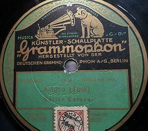 ENRICO CARUSO "Addio (Tosti) / Stabat Mater - Cujus animam (Rossini)" Grammophon - Bild 1 von 2