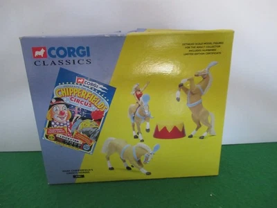 CORGI HAND PAINTED WHITE METAL MARY CHIPPERFIELD'S LIBERTY HORSES No. 31901 - Image 1 of 4