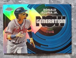 Ronald Acuña Jr. #GNC-8 - 2022 Topps Chrome Update - Generación Ahora Cromo - Imagen 1 de 2