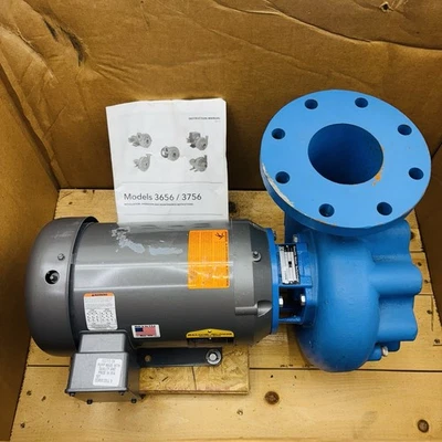 Bomba Goulds 3656 4x4-5 con Baldor 5HP 3450RPM 208-230/460V TEFC - Nuevo excedente Foto 1 de 4