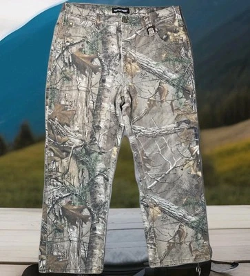 Realtree Xtra Camo Pants Mens 34x28 Actual Camoflage Outdoor - Image 1 of 4