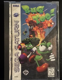 Bug Too! Sega Saturn Complete CIB Tested Authentic Original