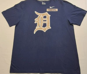 Nike Detroit Tigers MLB Men's Navy t-shirt Desert Camo D Logo sz. XXL - Picture 1 of 10