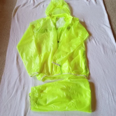 Wosawe High Visibility Cycling Suit, Light Rain Resistant Size M Unisex - Image 1 of 4