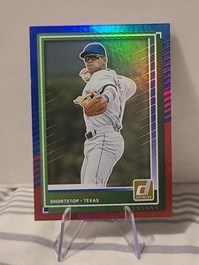 Donruss Alex Rodríguez 2025 rojo y azul #87 Texas Rangers - Imagen 1 de 2