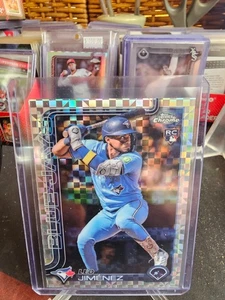 2025 Topps Chrome Baseball Leo Jimenez RC #276 X-Fractor - Picture 1 of 6