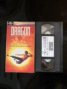 Dragon: The Bruce Lee Story (VHS, 1999) OOP Jason Scott Lee FAST SHIPPING - Imagen 1 de 5