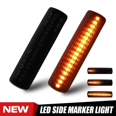 LED Side Marker Turn Signal Light Dynamic For Land Rover Range Rover LR2 LR3 LR4 - Image 1 of 4