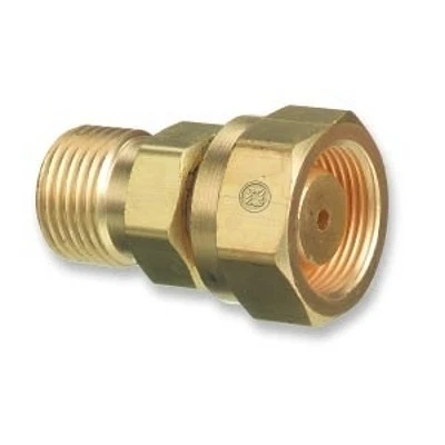 Brass Cylinder Adaptors, From CGA520 B Tank Acetylene To CGA300 Commercial - Image 1 of 1